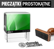 Prostokątne pieczątki
